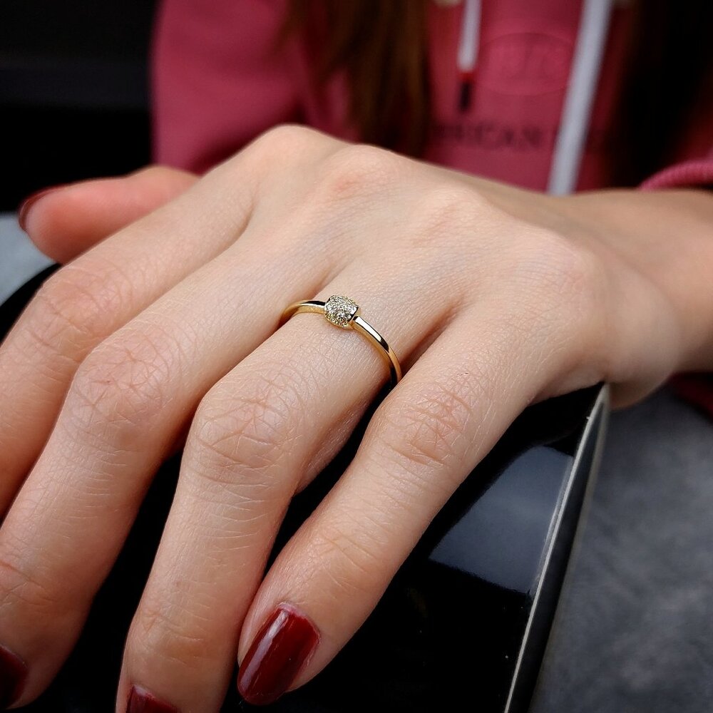 Minimalist Drum of Life Ring